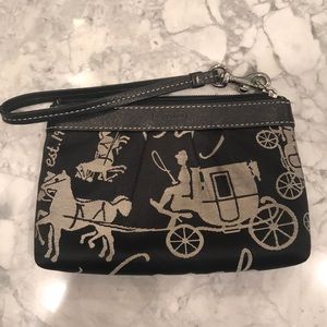 Black Coach Wristlet